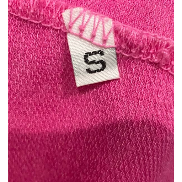 NWOT Pink Ombre Doleman Sleeves Crystal Sweater Women's sz Small - Picture 4 of 5